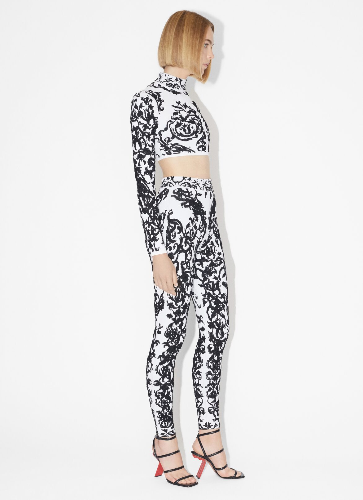 Calligraphy top ALAÏA WHITE CALLIGRAPHY TOP